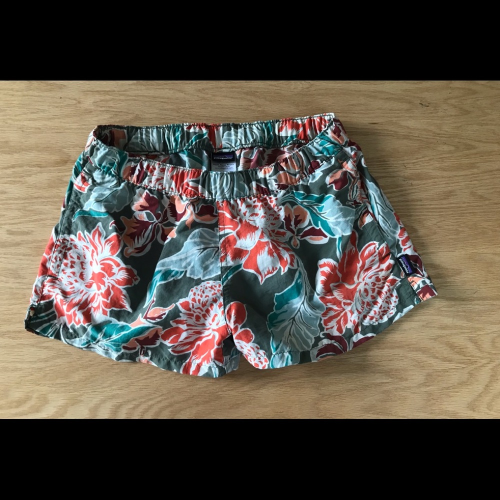 Patagonia floral shorts